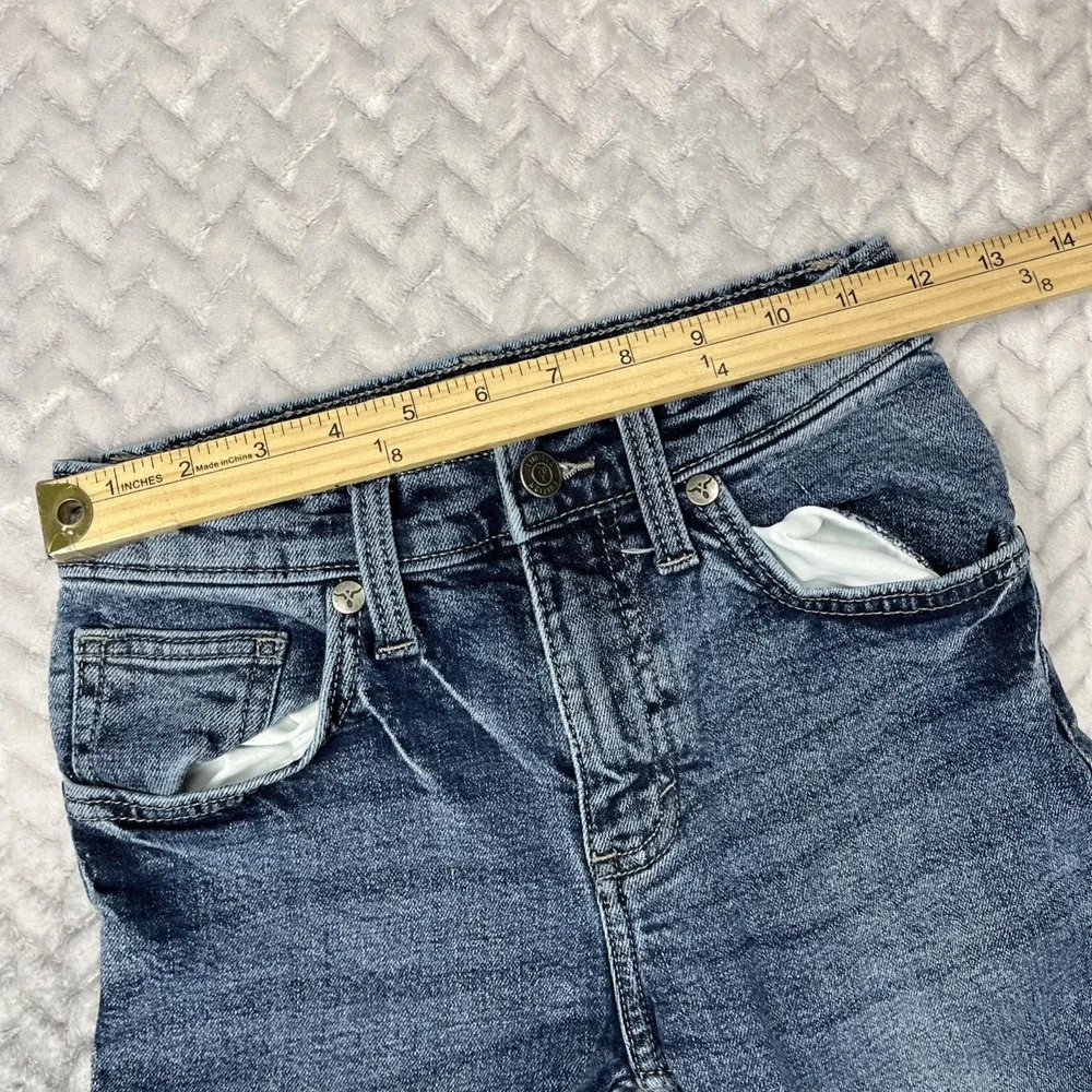 Wrangler 20X Style 42 Boys Jeans 12 Slim Straight Denim Adjustable Medium Wash